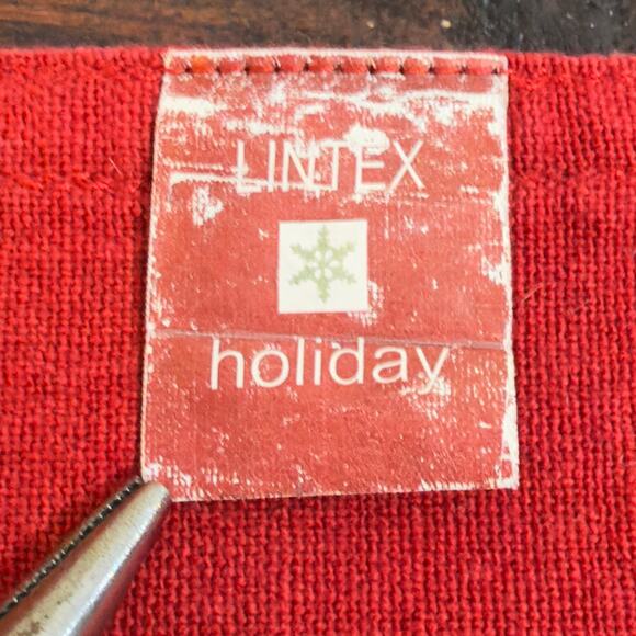 LINTEX HOLIDAY VINTAGE Christmas Cottage Plaid Placemats Set of 3 - Picture 3 of 3